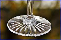 6 verres à vin de Bourgogne n°3 en cristal taillé Saint-Louis modèle Tommy 17 cm