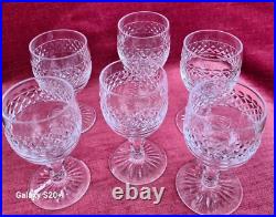 6 verres à vin en cristal Saint Louis modèle celtique 6 verres à vin en cristal Saint Louis modèle celtique