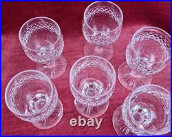 6 verres à vin en cristal Saint Louis modèle celtique 6 verres à vin en cristal Saint Louis modèle celtique