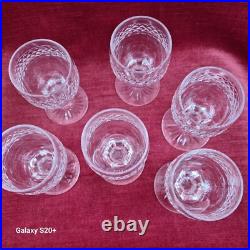 6 verres à vin en cristal Saint Louis modèle celtique 6 verres à vin en cristal Saint Louis modèle celtique