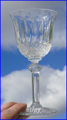 6 verres à vin en cristal de Saint Louis modèle Tommy (prix de 6 verres) H 15
