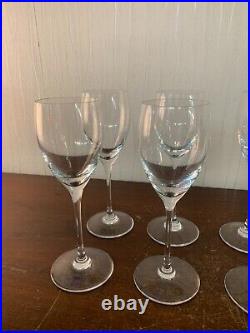 6 verres à vin en cristal de Saint Louis (prix à la pièce)