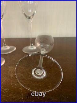 6 verres à vin en cristal de Saint Louis (prix à la pièce)