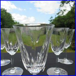 6 verres à vin en cristal de saint louis modèle Cerdagne H 14 cm lot 5