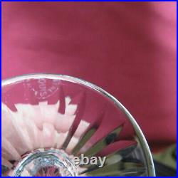 6 verres à vin en cristal de saint louis modèle tommy H 13,8 cm signé