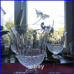 6 verres à vin en cristal de saint louis modèle tommy H 15 cm signé