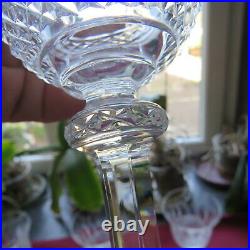 6 verres à vin en cristal de saint louis modèle tommy H 15 cm signé 1