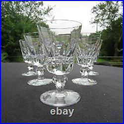 6 verres à vin en cristal saint louis jersey pour le paquebot France H 11,2 cm 3