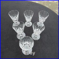 6 verres à vin en cristal saint louis jersey pour le paquebot France H 11,2 cm 3