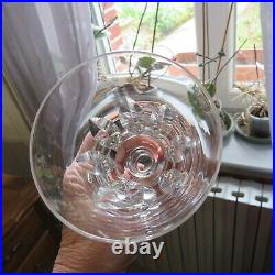 6 verres a vin en cristal saint louis jersey pour le paquebot France H 11 cm