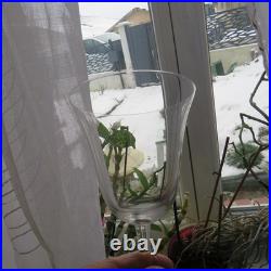 6 verres a vin en cristal saint louis modèle azur H 13,5 cm signé