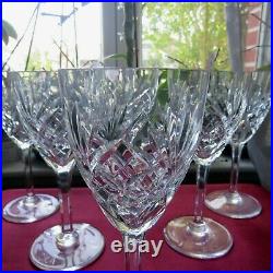 6 verres a vin en cristal saint louis modèle chantilly H 15,1 cm signé lot 2