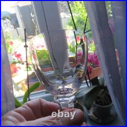 6 verres a vin en cristal saint louis modèle saint cloud H 11 cm signé