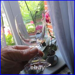 6 verres a vin en cristal saint louis modèle saint cloud H 11 cm signé