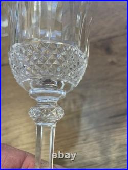 6 verres à vin en cristal signés Saint Louis modèle Tommy H 15 cm