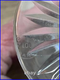 6 verres à vin en cristal signés Saint Louis modèle Tommy H 15 cm