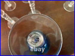 6 verres à vin modèle Bubble en cristal de Saint Louis (prix à la pièce)