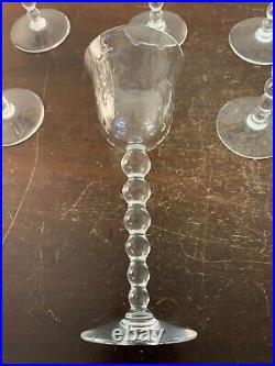 6 verres à vin modèle N°3 Bubble en cristal de Saint Louis (prix à la pièce)