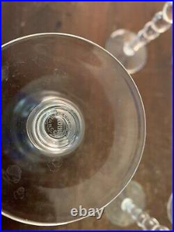 6 verres à vin modèle N°3 Bubble en cristal de Saint Louis (prix à la pièce)