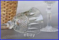6 verres à vin n°3 en cristal de Saint Louis modèle Tommy 17 cm Wine glasses
