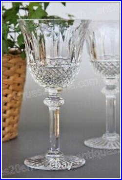 6 verres à vin n°3 en cristal de Saint Louis modèle Tommy 17 cm Wine glasses