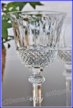 6 verres à vin n°3 en cristal de Saint Louis modèle Tommy 17 cm Wine glasses