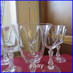 6 verres a vin ou a porto cristal saint louis modèle Lozère uni H 13 cm signé 6 verres a vin ou a porto cristal saint louis modèle Lozère uni H 13 cm signé