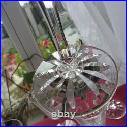 6 verres à vin rouge en cristal de saint louis modèle Tarn hauteur 16 cm