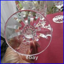 6 verres à vin rouge en cristal de saint louis modèle Tarn hauteur 16 cm