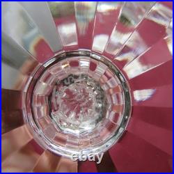 6 verres à vin rouge en cristal de saint louis modèle Tarn hauteur 16 cm