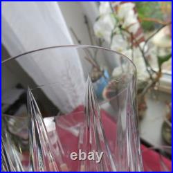 6 verres à vin rouge en cristal de saint louis modèle Tarn hauteur 16 cm