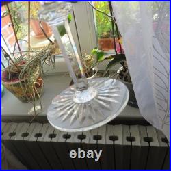 6 verres a vin rouge en cristal de saint louis modèle tommy signé H 15 cm