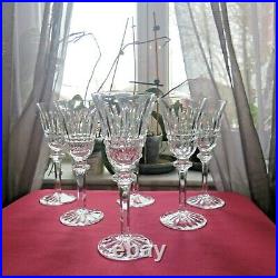 6 verres à vin rouge en cristal saint louis baccarat lorraine ou autre