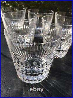 6 verres à whisky en cristal de saint louis France St louis