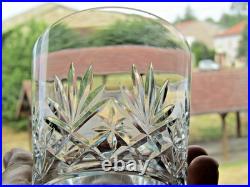 6 verres a whisky en cristal de saint louis modèle Massenet signé
