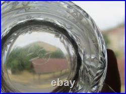 6 verres a whisky en cristal de saint louis modèle Massenet signé
