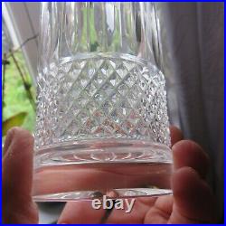 6 verres chopes a orangeade en cristal de saint louis modèle tommy H 14,3 cm