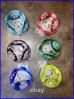 6 verres cristal Saint Louis jamais servis 6 verres cristal Saint Louis jamais servis