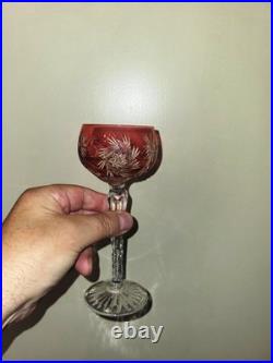 6 verres cristal Saint Louis jamais servis