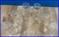 6 verres eau jus de fruit cristal grave soufflé Baccarat Saint Louis XIX XX 6 verres eau jus de fruit cristal grave soufflé Baccarat Saint Louis XIX XX