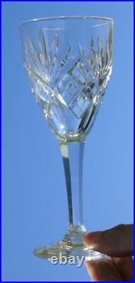 6 verres en cristal de Saint Louis modèle Chantilly H 14 cm (Prix pour 6 verres)
