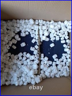 6 verres en cristal de couleur H 13,5CM 20CL (décor STYLE tommy de st louis)