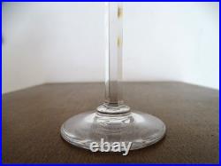 6 verres liqueurs cristal doublé bleu cobalt St Louis modèle BRISTOL 13,5 cm