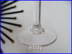 6 verres liqueurs cristal doublé bleu cobalt St Louis modèle BRISTOL 13,5 cm