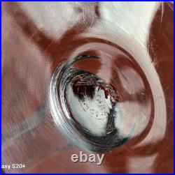 6 verres roemer cristal Saint Louis modèle Chantilly couleur rubis rouge 21,3 cm