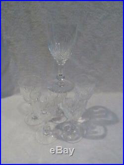 6 verres vin Bourgogne cristal Saint Louis Massenet Boite crystal wine glasses