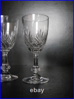 6 verres vin blanc porto Saint ST Louis cristal Modèle Massenet 12,2cm