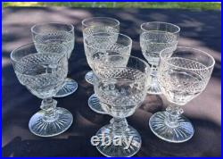 7 Verres Cristal Saint Louis Trianon 10,8cm 7 Verres Cristal Saint Louis Trianon 10,8cm