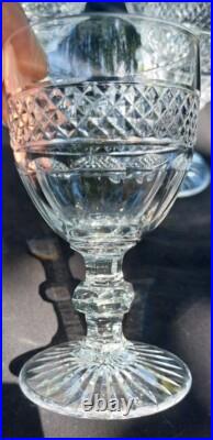 7 Verres Cristal Saint Louis Trianon 10,8cm 7 Verres Cristal Saint Louis Trianon 10,8cm