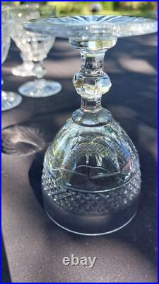 7 Verres Cristal Saint Louis Trianon 10,8cm 7 Verres Cristal Saint Louis Trianon 10,8cm